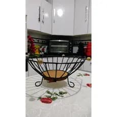 FRUTEIRA DE MESA REDONDA PROMOÇÃO FRUTEIRA PARA AREA GOURMET ENVIO IMEDIATO