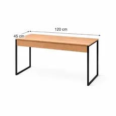 Mesa Escrivaninha 120cm Para Escritório Computador Sala Quarto