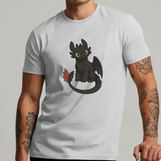 Camiseta Masculina Banguela Estilizada Estampa Fofa Nerd Geek Casual