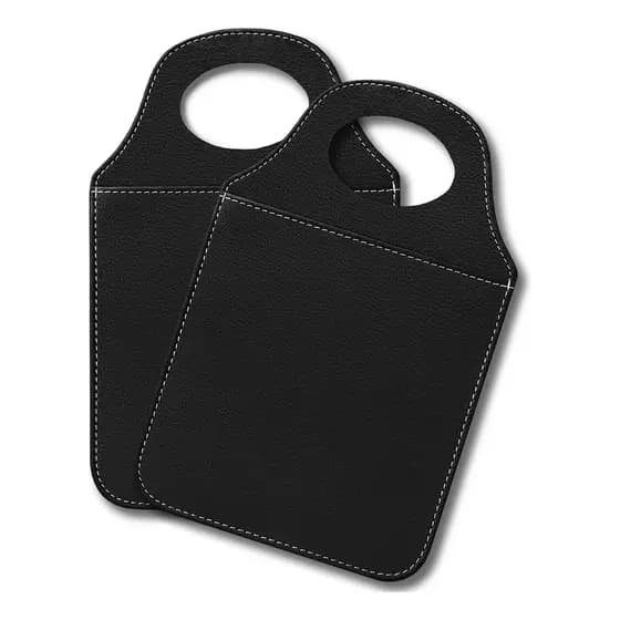 Kit 2 Organizador Lixeirinha Carro Couro Sintético
