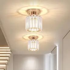 Luminária Cristal Moderna Elegante Para Sala Quarto de Teto 110/220 Volts