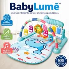 BabyLumé™ Tapete Sensorial Montessori Bebê Musical Educativo Piano Infantil