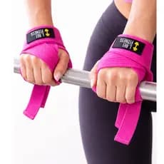 Par Strap Para Academia Antiderrapante Para Levantamento de Peso Barra Com Apoio de Punho Unissex