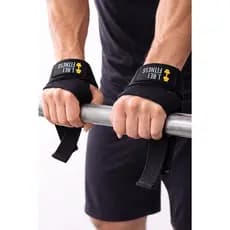 Straps Para Academia Antiderrapante Para Levantamento de Peso Barra Com Apoio de Punho Ajustável