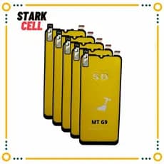 Kit com 5x Películas de Gel Cerâmica 5D 9D para Moto G10, G20, G30, G9 Play, E7 Power, Moto E7
