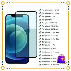 Película de Vidro Temperado 3D Full para Iphone 7 / 8 / XSMAXX / XR / 11 / 12/13/14 Pro / 13/14 Pro Max / 15 Pro Maxx /