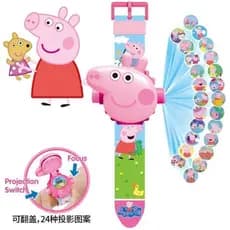 Peppa Pig Relógio De Projeção De Brinquedo Infantil Presente Para Menino De Dia Das Crianças Aniversário Ponto Boboiboy