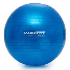 Bola Pilates 75cm Maxboost Fitness Ginástica Yoga Exercícios em Casa Academia e Fortalecimento Muscular