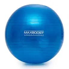Bola Pilates 65cm Maxboost Fitness Ginástica Yoga Exercícios em Casa Academia e Fortalecimento Muscular