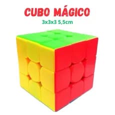 Cubo Mágico Anti-stress 3x3x3 Interativo Profissional Educação