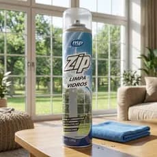 Limpa Vidros Spray Zip Removedor de Gorduras Sujeiras Espelhos Vitrine 400ML
