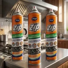 Espuma Desengordurante Spray Kit até 30 de Cozinha Fogão Gordura Pesada Zip 300ml