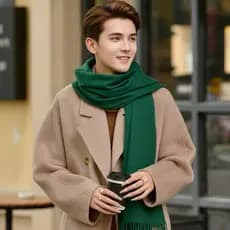 Cachecol Echarpe Masculino Inverno Outono Lenço Pashimina