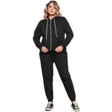 Conjunto Moletom Quentinho De Inverno Feminina Blusa +Calça Plus Size
