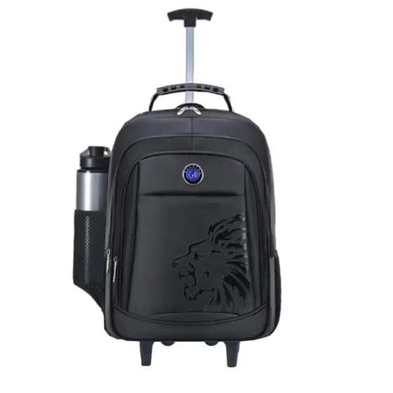 Mochila de Rodinha Executiva Preta 45 Litros Masculina / Feminina Grande