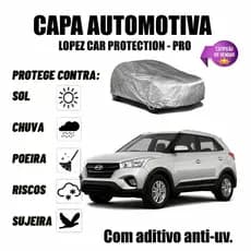 Capa Para Cobrir Carro Hyundai Creta 100% Impermeável Com Aditivo ANTI-UV