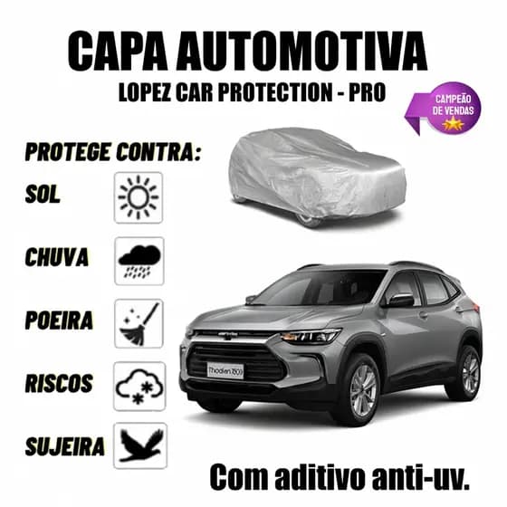 Capa Para Cobrir Carro GM Tracker 100% Impermeável Com Aditivo ANTI-UV