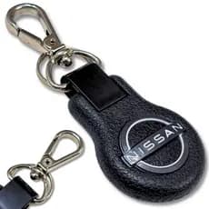 Chaveiro Nissan Emblema Logomarca Cromada Auto Relevo Carro Mosquetão Automotivo Universal