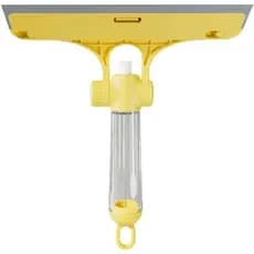 Limpador Multiuso para Vidros 3 em 1 com Spray, Esponja e Rodo–Borrifa, Lava e Seca – Pronta Entrega