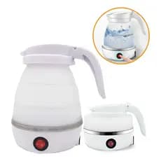 Jarra Chaleira Elétrica Dobrável Silicone Viagens Portátil 400w 110v