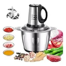 3L Picador De Alimentos Moedor De Carne e legumes Mixer Elétrica Processador Cozinha