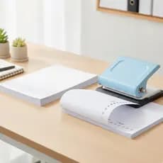 Perfurador De Papel Portátil 10 Furos P/ Pastas Encadernação Artesanal