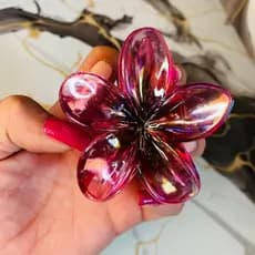 piranha de cabelo flor grande |Piranha de Cabelo Flor Clip Grande para Coque e Praia | flower hair | Camaleão Premium