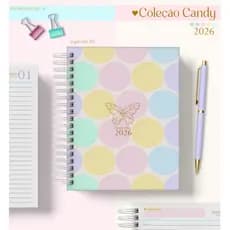Agenda 2026 Personalizada | Agenda Feminina Floral | Planejador Anual 2026