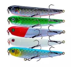 Isca Artificial Seller Fishing Superfície trabalho em Zara peixes Robalo, Dourado, Traíra, Tucunaré