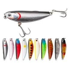 Isca Artificial De Superfície Mini Zarinha 5 CM para Tucunaré, Robalo,Traíras,Saicangas...