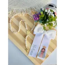 laço personalizado batizado/nossa senhora/kit batizado/faixinha de bebê personalizado