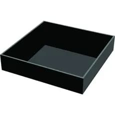 Bandeja Quadrada  20 x 20 x 5 cm Em Acrílico Organizadora De Perfumes E Cosméticos