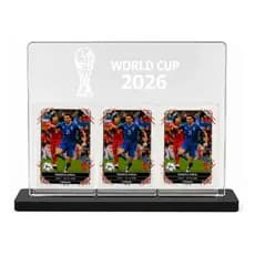 Expositor Porta Totem Triplo Coleção Figurinha Copa Do Mundo
