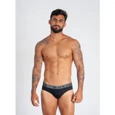 Kit 12 Cuecas Slip de Algodão Masculinas Adulto Tradicionais