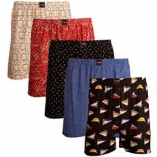 Kit 03 Cuecas Samba Canção Plus size Extra Grande EXGG Malha Fria