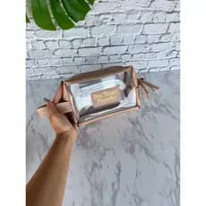 Necessaire Box Cristal, bolsa transparente, bolsa personalizada, organizador de maquiagem.