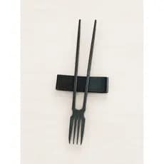 Hashi com Garfo 2 em 1, Hashi para Iniciantes, Reutilizável, Impressão 3D, guarshi.
