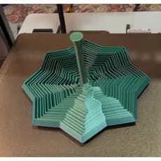 Brinquedo Sensorial Fidget Estrela 3D - Alívio do Estresse e Design Geométrico Colorido