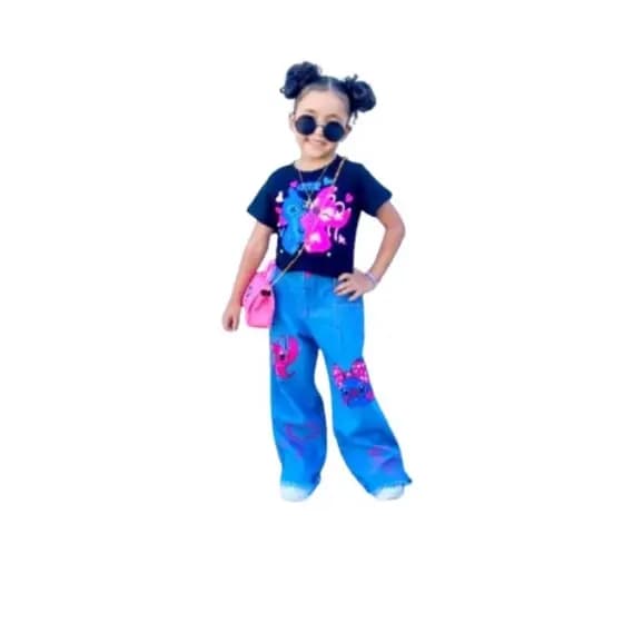 CONJUNTO MENINA INFANTIL JUVENIL DO TAMANHO 04 AO 12