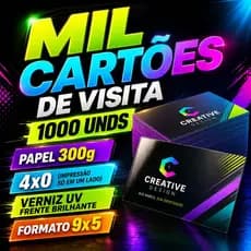 Cartão de Visita Frente Personalizado Profissional Arte Exclusiva Alta Qualidade Impressão Premium