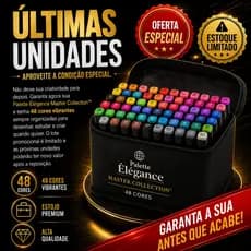 Palette Élégance Master Collection™  A coleção definitiva de 48 cores para transformar cada ideia em uma verdade de arte