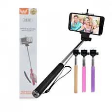 Bastão Pau de Selfie Bluetooth Celular Controle Remoto Disparador Retrátil Altomex Original ZB-007