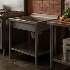 QUEIMA DE ESTOQUE - Tanque Aço Inox 70cm Industrial - para Lavanderia