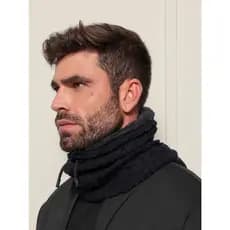 Cachecol Que vira Touca de Inverno gorro gola de pescoço de frio Tricot echarpe