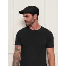 Bonés De Boina Moda Newsboy Estilo Casual Chapéu Masculina Moda Italiana Primavera Verão Tecido Rede