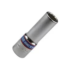 Soquete pito longo 17mm x 1/2" estriado - King Tony