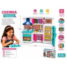 Cozinha Infantil Tematica Magali Brinquedo Educativo Divertido Compacta Colorida