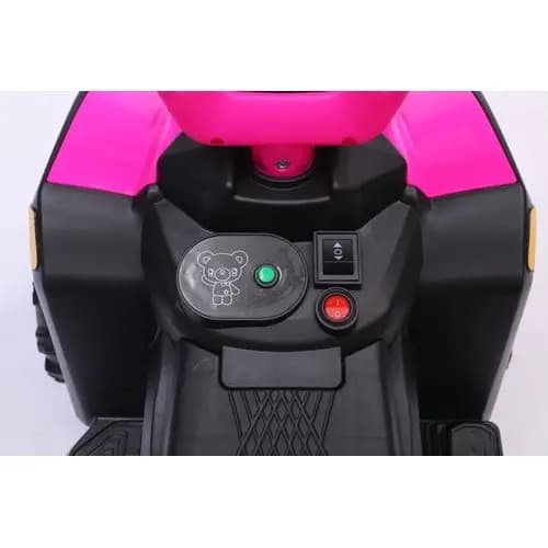 Quadriciclo Eletrico Infantil Potente Seguro Bateria Recarregavel Diversao Rosa