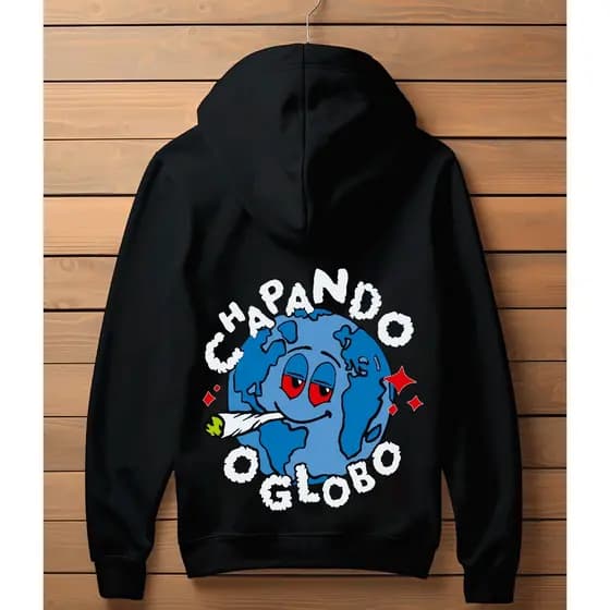 Casaco Agasalho Chapando O Globo Streetwear Hig Alto