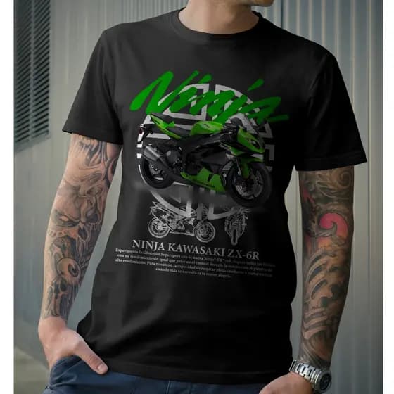 Camiseta MotoSport Moto Corrida Motogp Ninja 100% Algodão